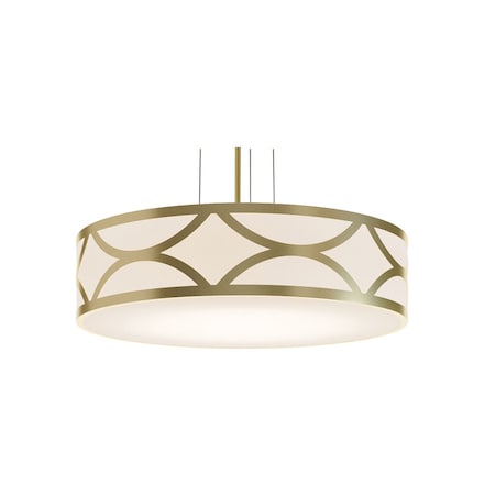 Afx Lake 24 in. LED Pendant - Gold LAKP24LAJUDGD